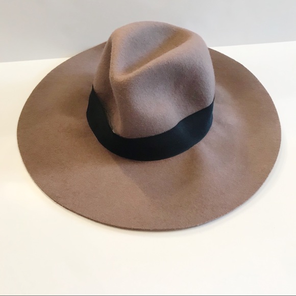 Private Label Accessories - Women’s Floppy Brim Fedora Brown Small/Medium
